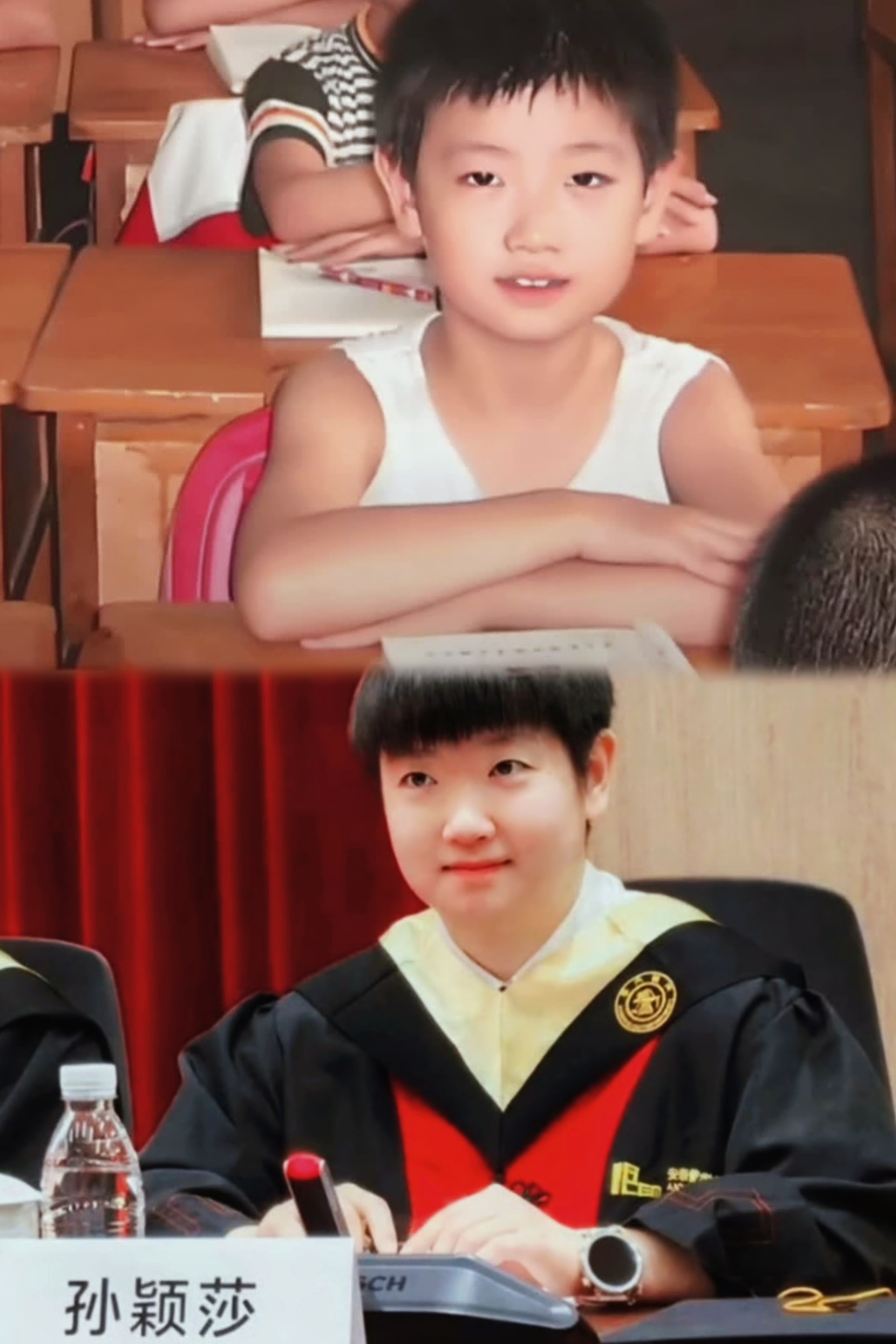 孙颖莎 👶🏻从和平西路小学一步步走向世界之巅☝🏻孙颖莎上交圆满毕业🎓，下