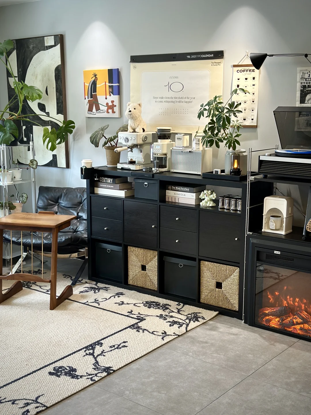 拥有了梦中情咖小角落☕️宅家幸福感爆棚🤎