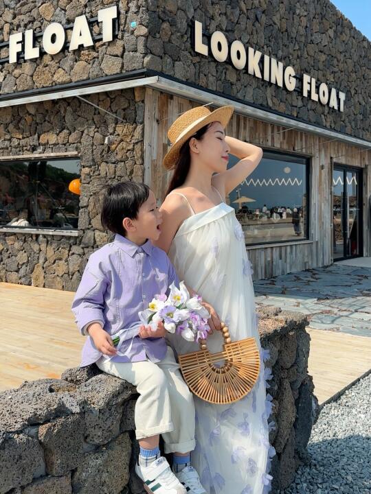 海边chill感💜勇敢的小孩先享受世界