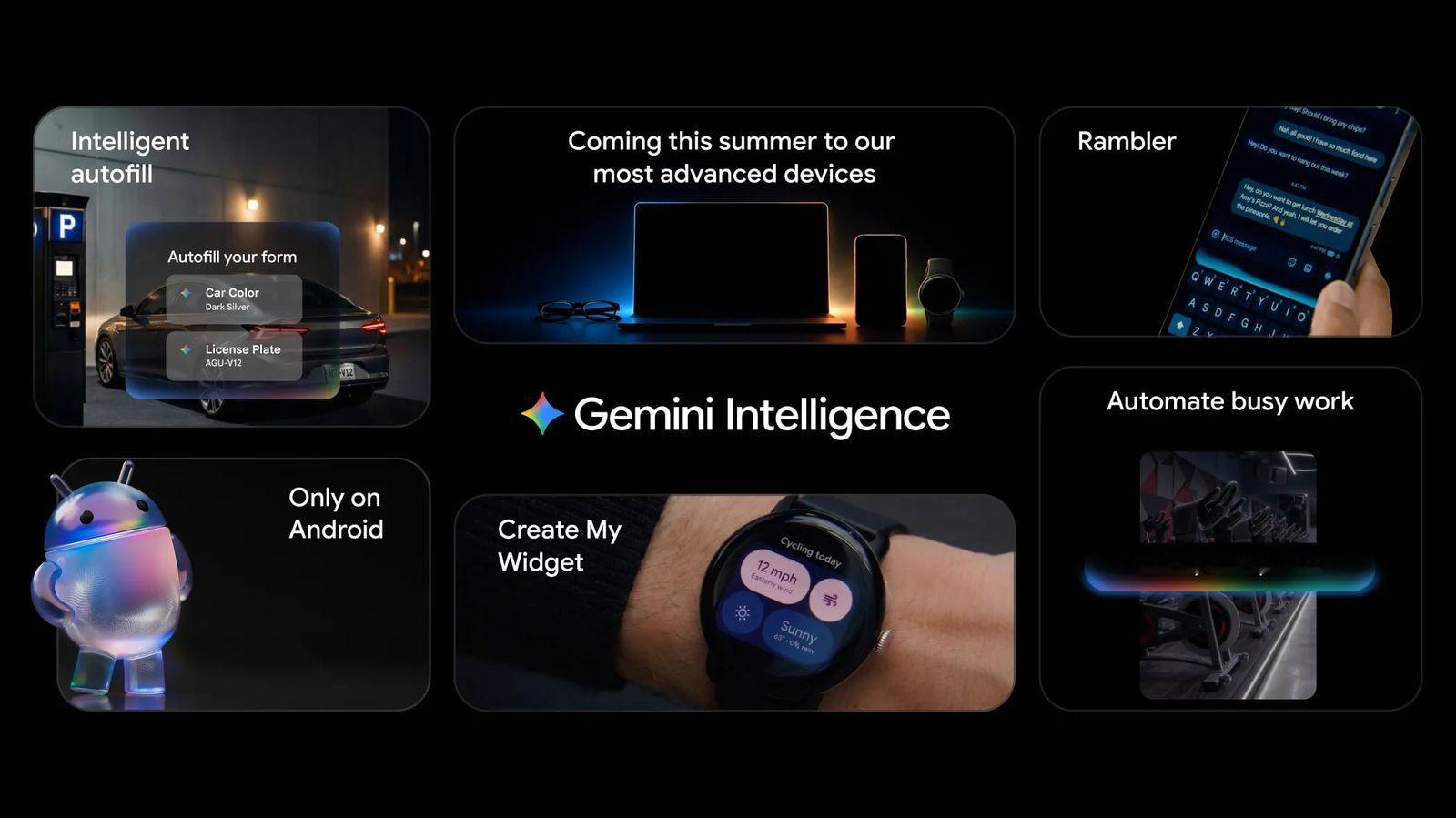 【Google 提前一个月发布搭载“Gemini Intelligence”技术