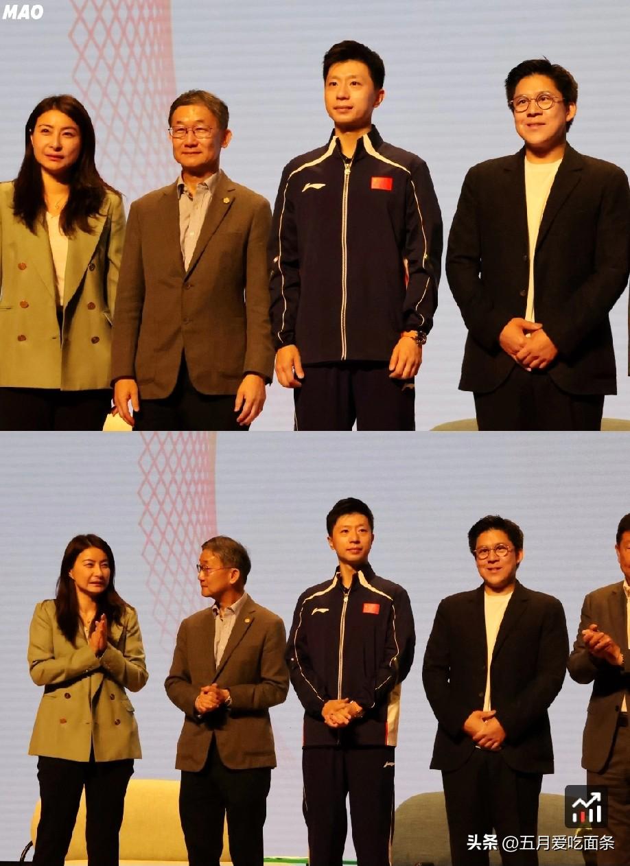 马龙受霍启刚的邀请，到香港理工大学和同学们交流。

这次主要以奥运冠军马龙的身份