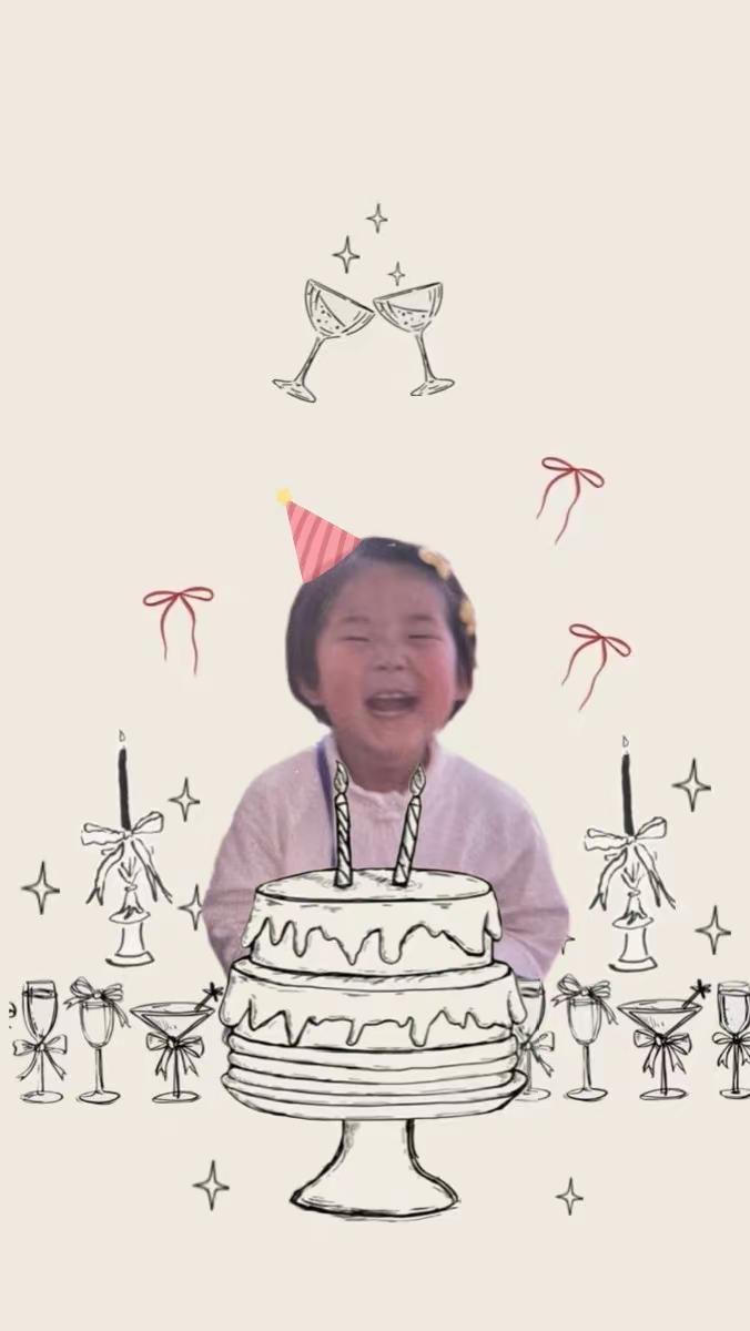 “Today is my day🎂.”