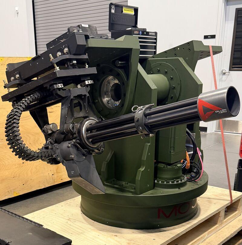 迪龙-埃罗武器系统（即是美国陆军的M134）7.62×51毫米北约口径米尼岗机枪