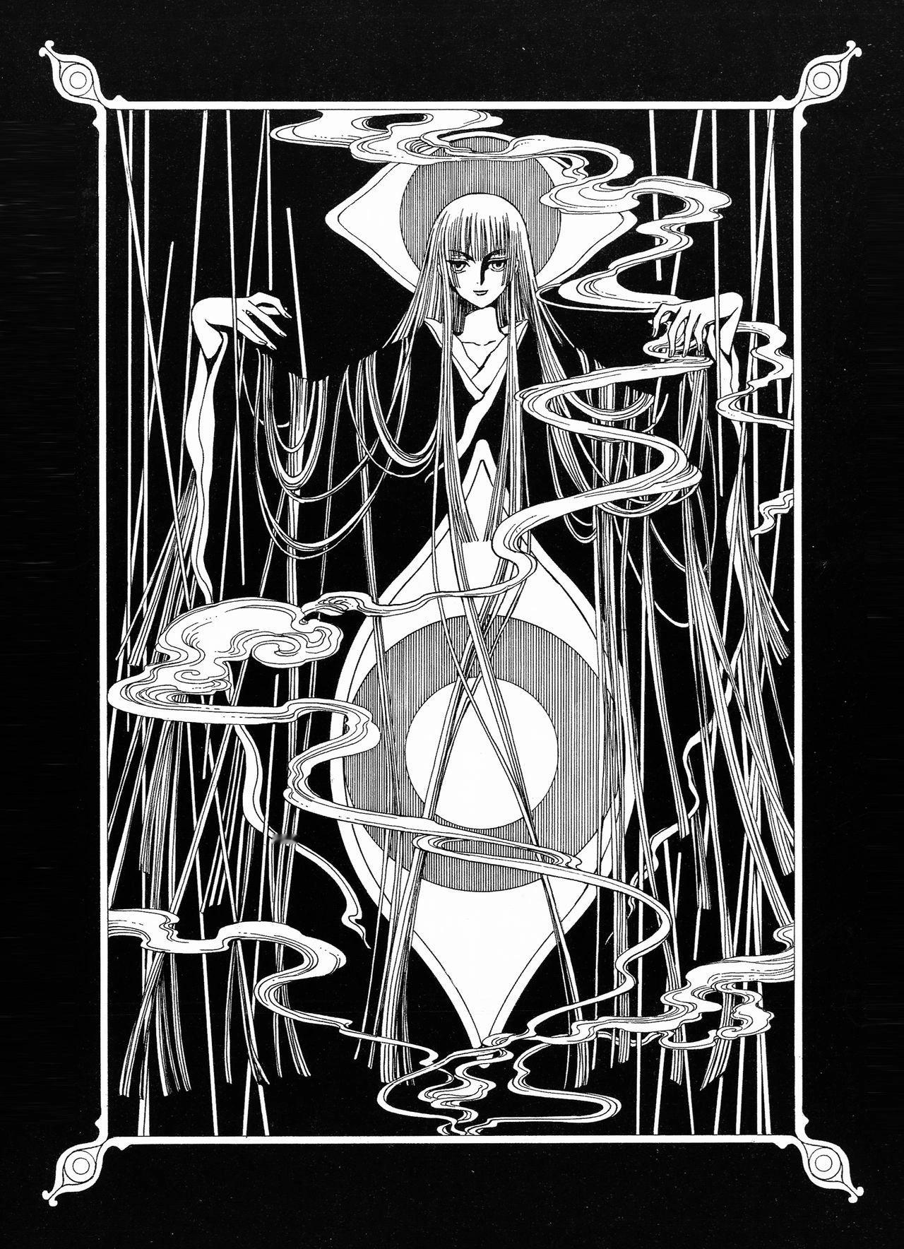 四月一日灵异事件簿 黑白插画 