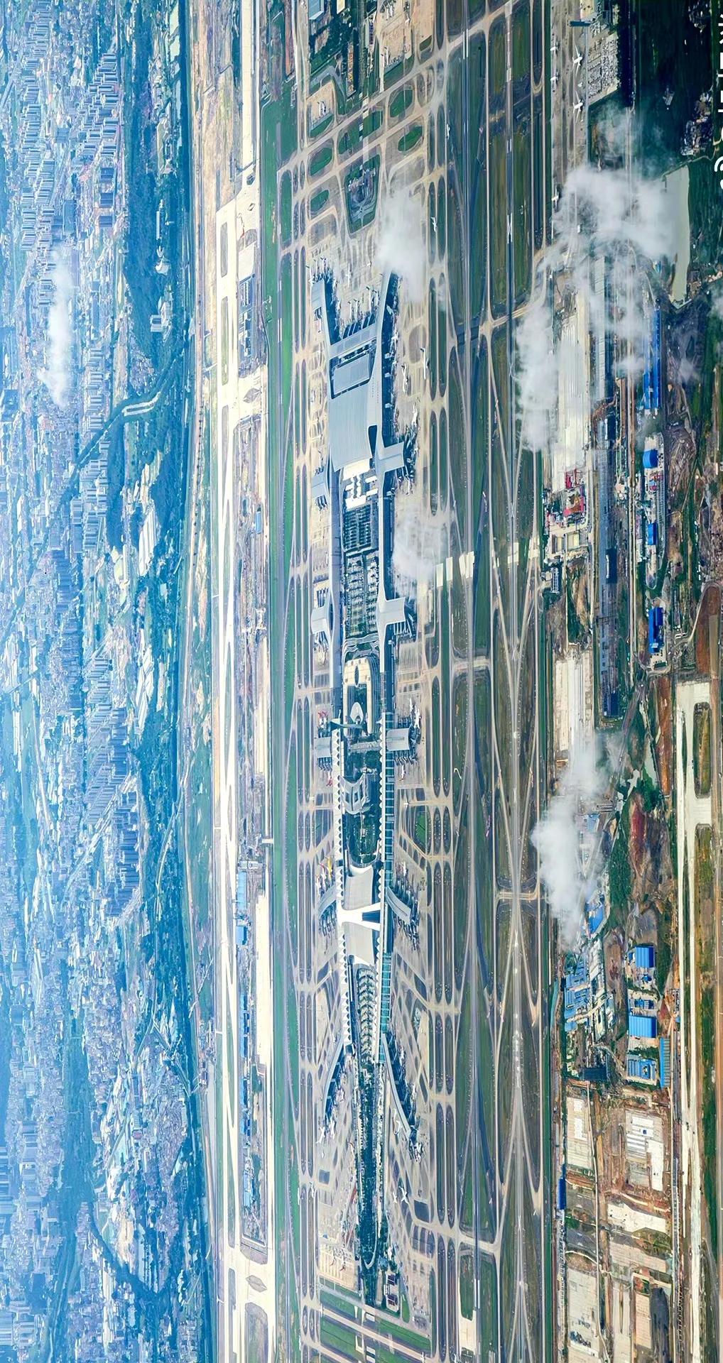 广州市白云机场最近航拍图（9.16）