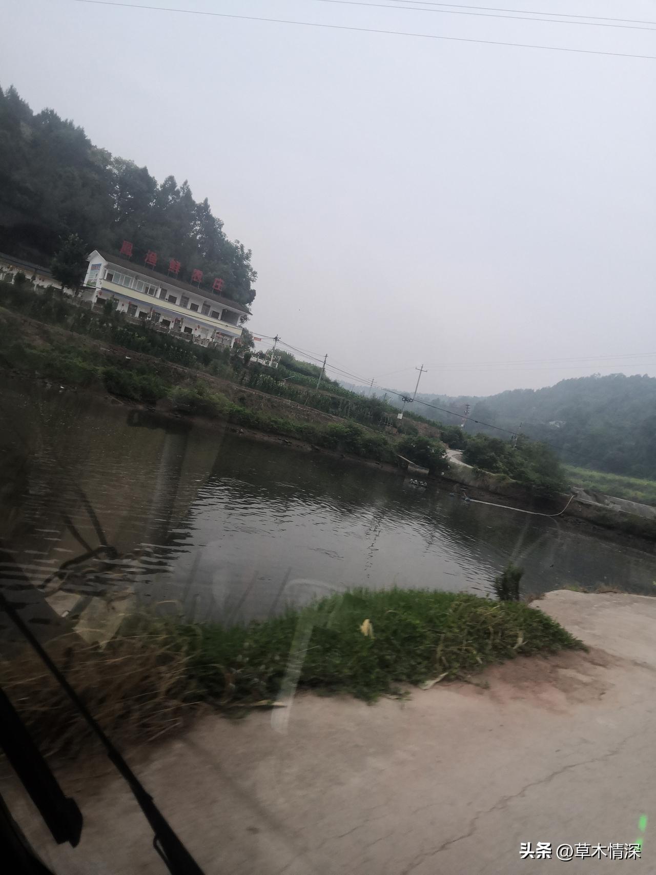 去黄继光英雄故乡的路上
第三集
电动三轮车已经从山顶上面下来了，这个时候，正是在
