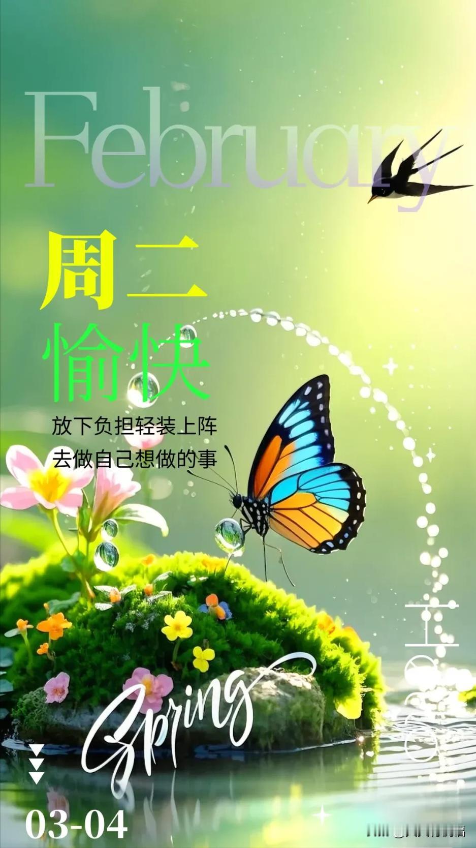 早安 │ 放下负担，轻装上阵，每日相伴喜眉梢，笑靥如花绽芳容。

太阳升起，驱散