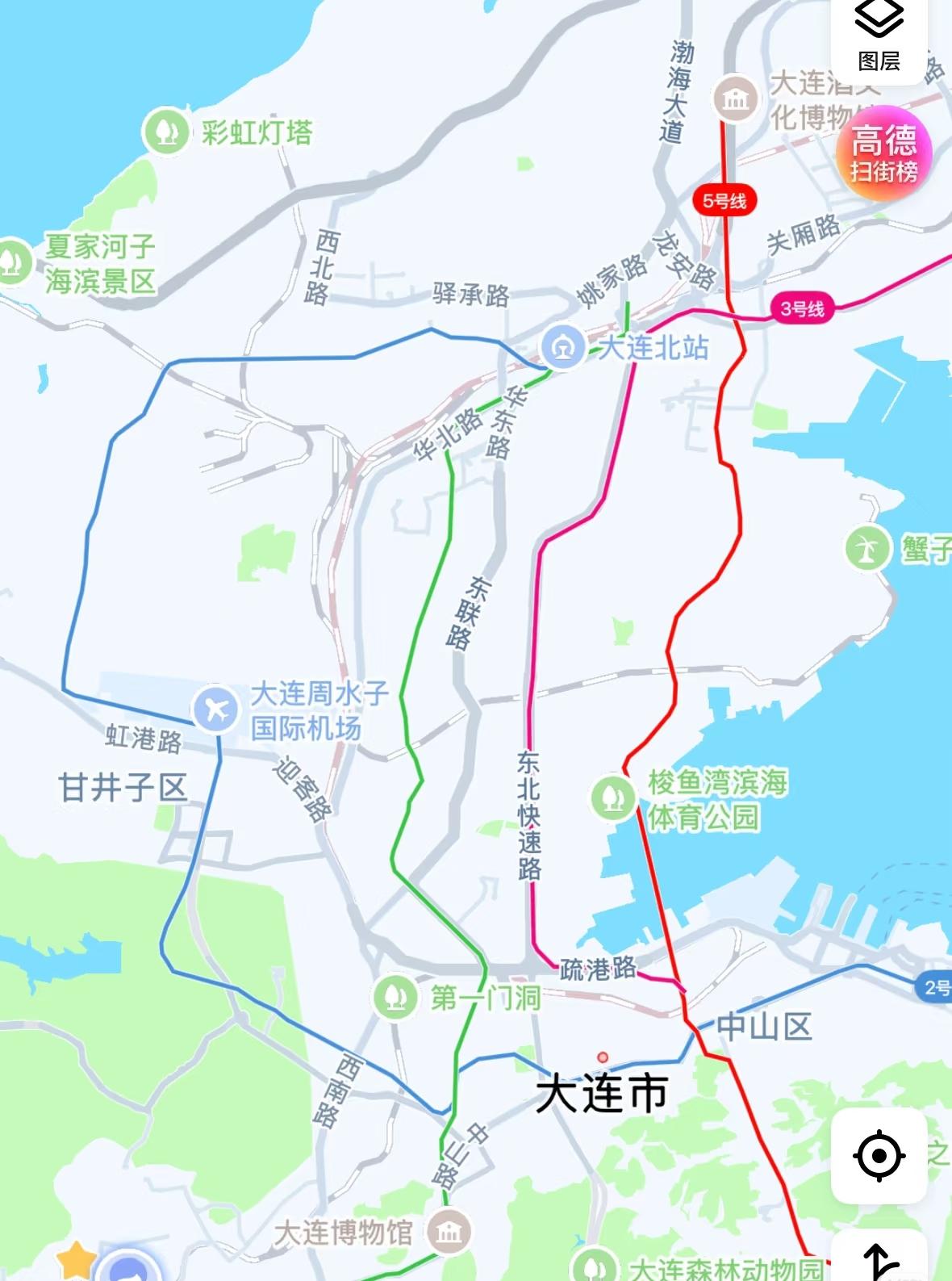说到缺少横向线……[捂脸]
不过大连27年就要开横向的四号线了