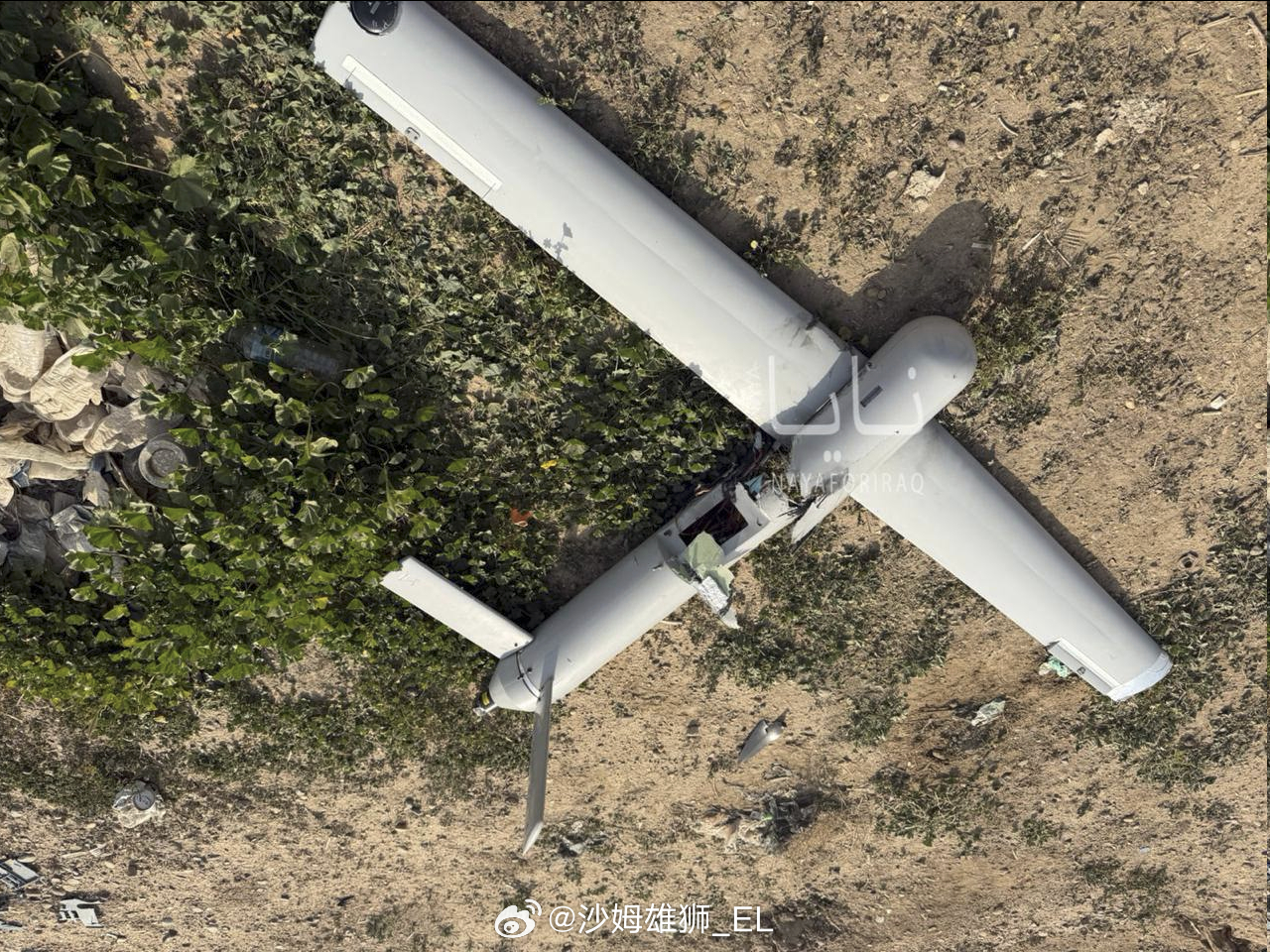 一架侦察无人机在伊拉克巴格达省坠毁。 