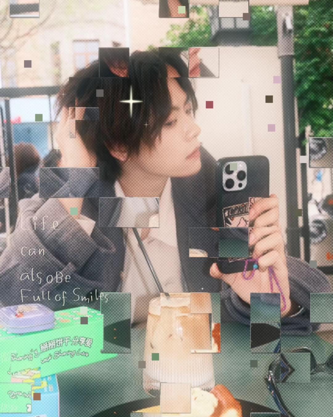 •*¨*•.¸¸✧。拼贴一些喜欢的故障像素风🥰肖宇梁肖宇梁沈赋言超话创作官超带