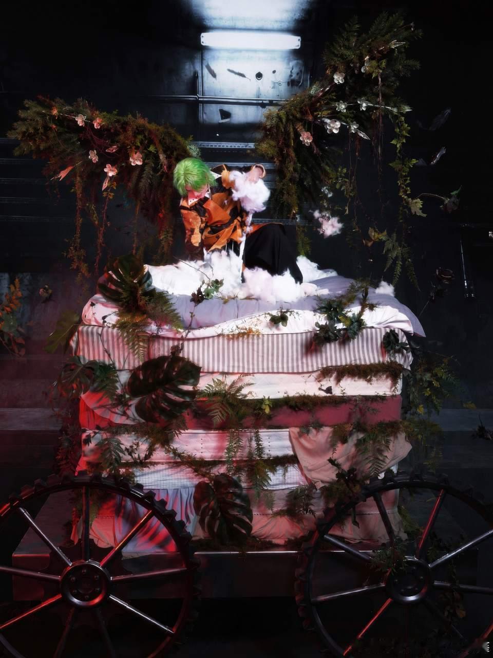 丁程鑫 × 新歌《人造神》造型大片 Part 2️⃣丁程鑫绿发写真丁程鑫新歌上线