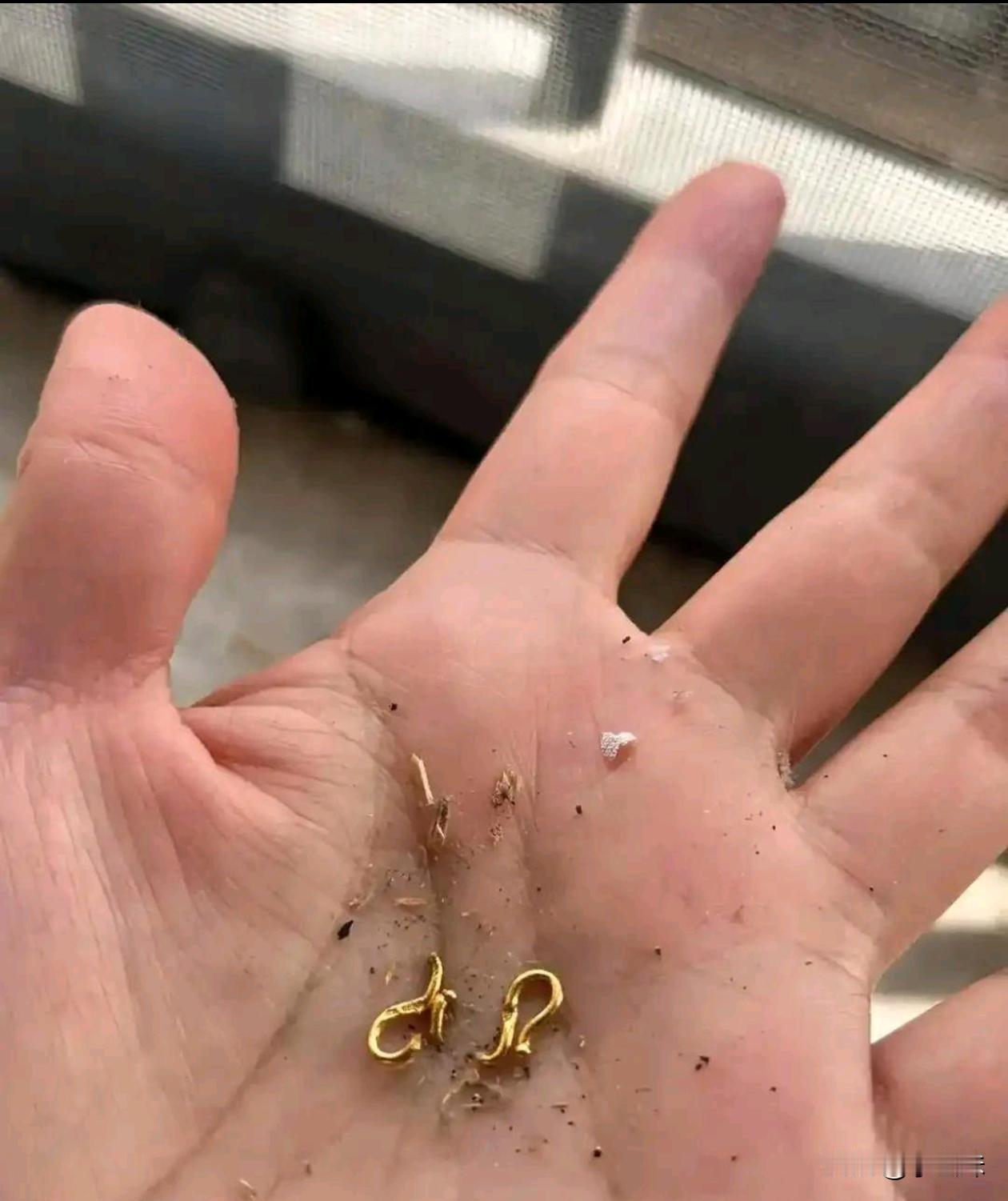 打扫租户房间，捡到的看起来好亮，是不是黄金？