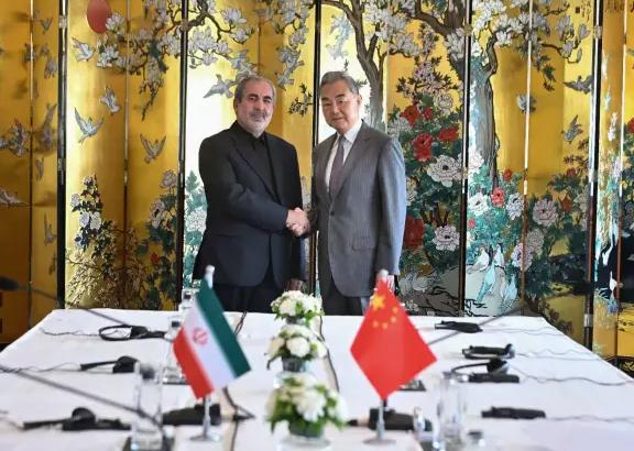 伊朗答应中国了。

6 月 22 日，新德里，王毅同伊朗最高国家安全委员会副秘书