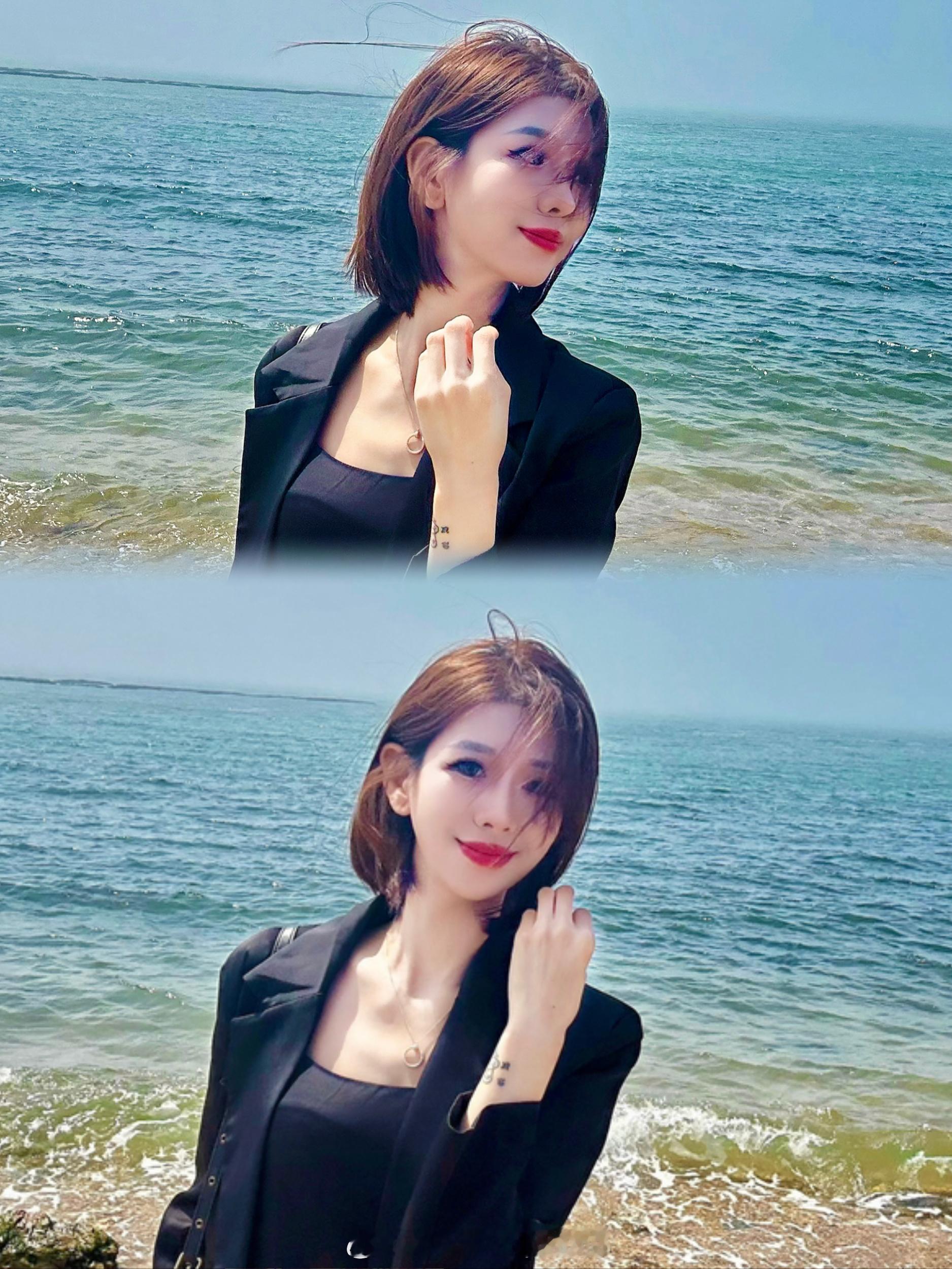 日常分享 好困好困，看看大海让自己清醒清醒吧～🌊 大连·星海广场