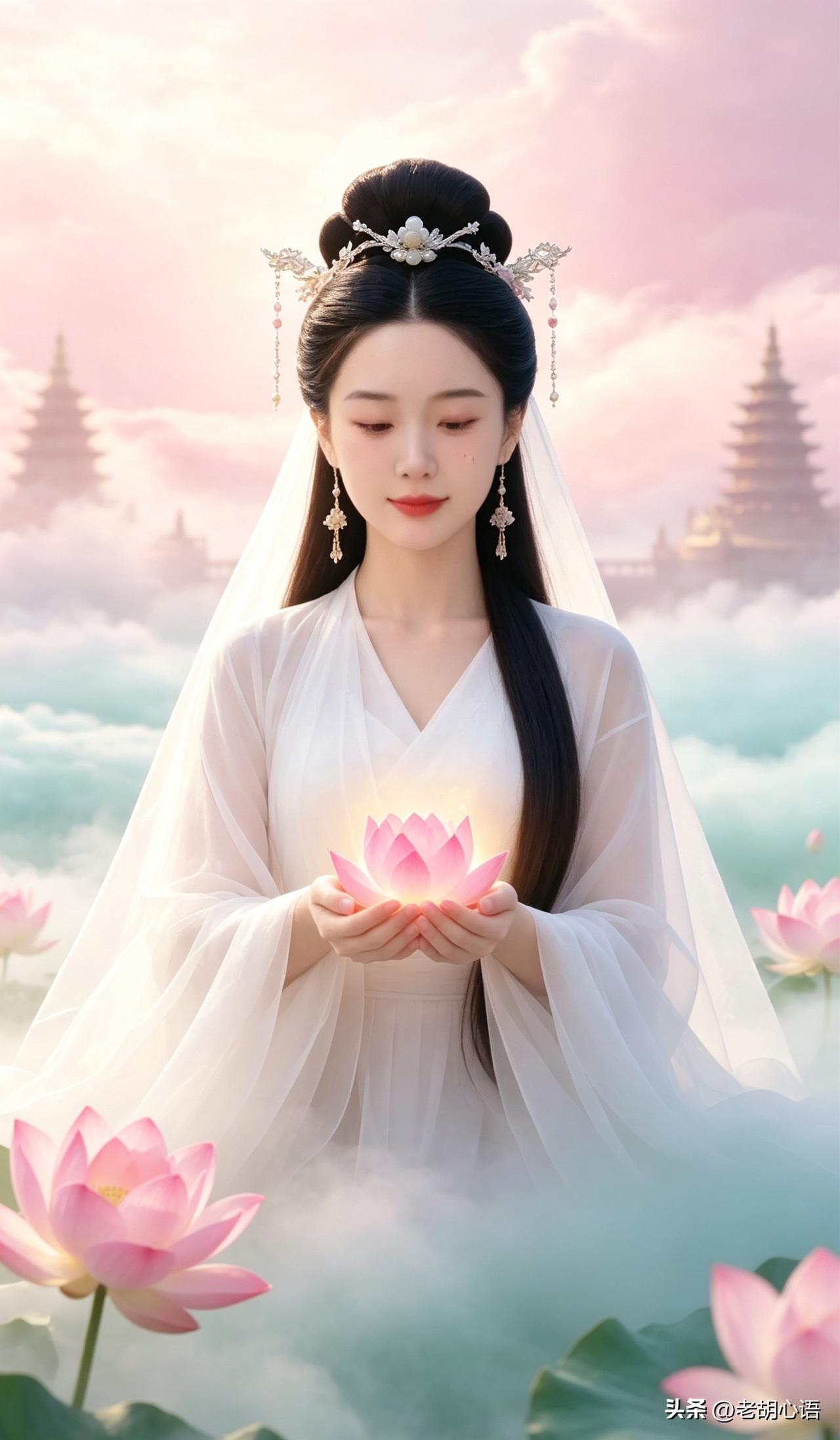 心有清莲，不染世间尘嚣。
不求万般皆如愿，只愿内心安宁自在🍃