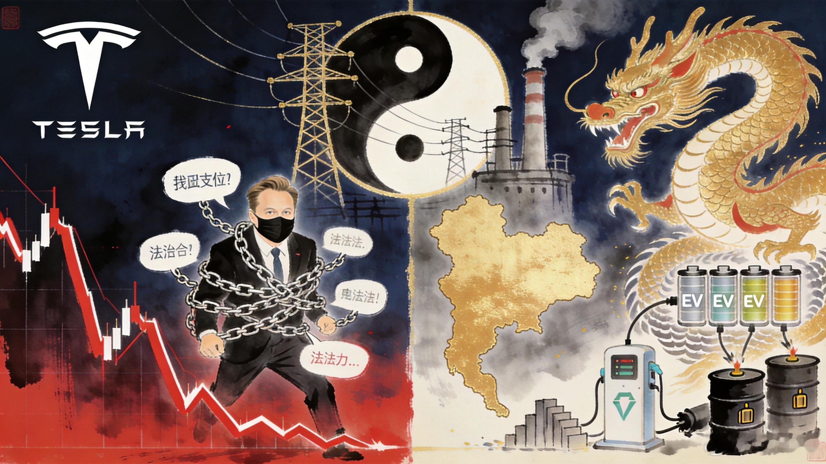 特斯拉跌麻了，全球第一个禁燃油车的国家出现了很多人可能没注意到，今天有两个关于汽