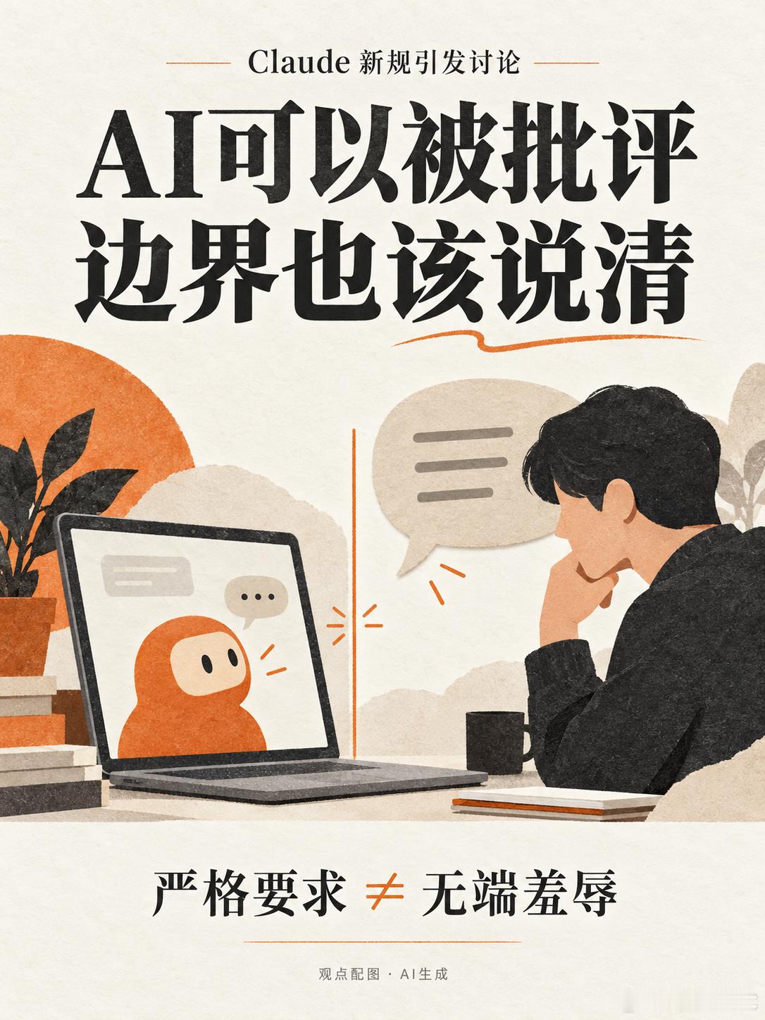 虐待Claude将构成违规以后让AI返工，还得先注意语气？看到这个话题，我第一反
