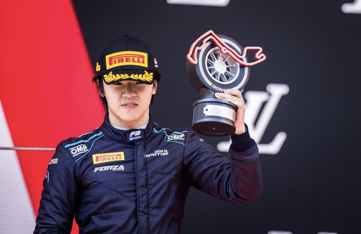 中国车手谢咏霖在2026 FIA F3锦标赛摩纳哥站周六冲刺赛中取得亚军！
这是