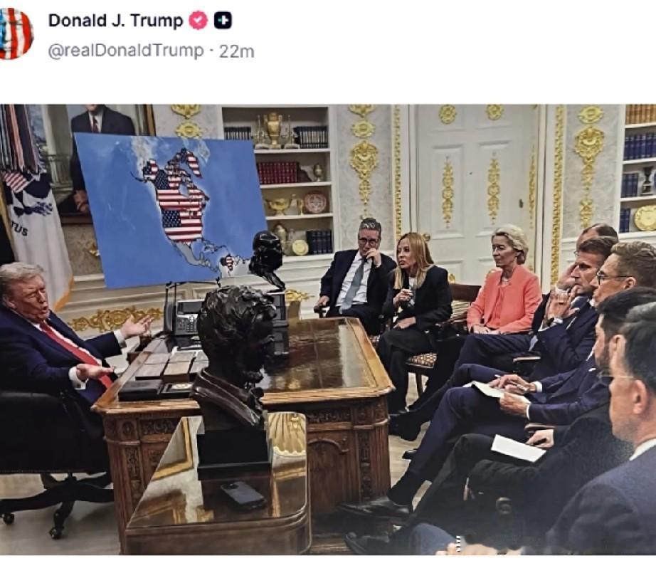 特朗普发了张图:
这些地方都被涂上星条旗

二战前，德国怎么一步步发展起来的？别