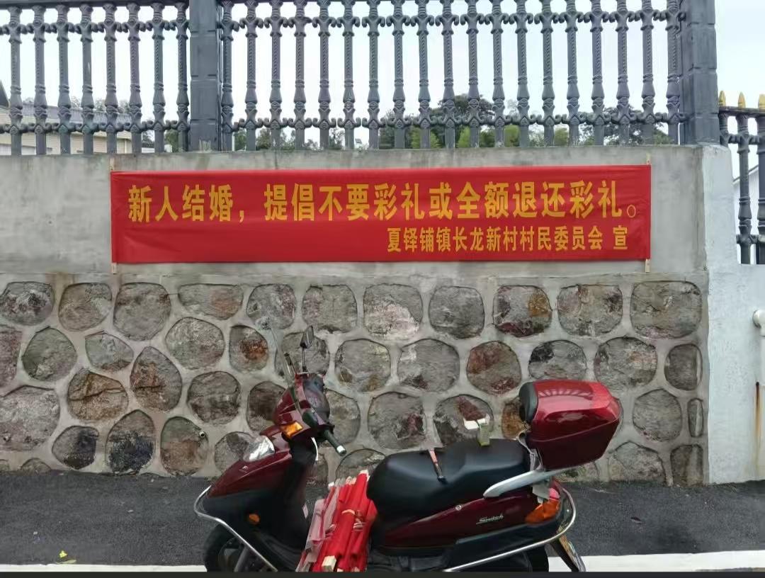 宁乡某镇不要彩礼的横幅已经贴上，你们觉得这样就能够提高结婚率吗？
评论区有人说，