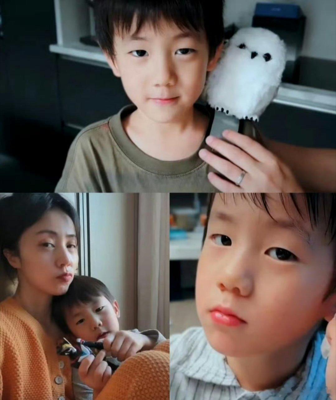 黄磊孙莉8岁小儿子罕见露面 小儿子这潇洒的小劲头完美复刻黄磊[偷乐] ​​​