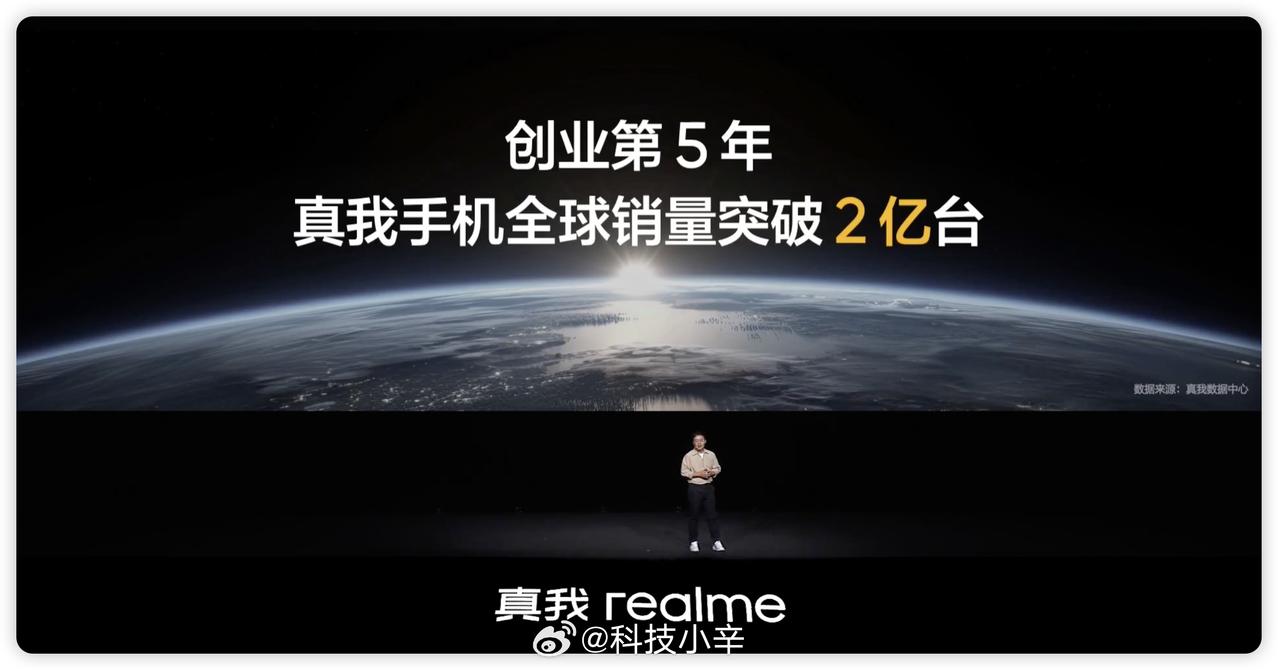 realme  5 年卖了 2 亿台手机