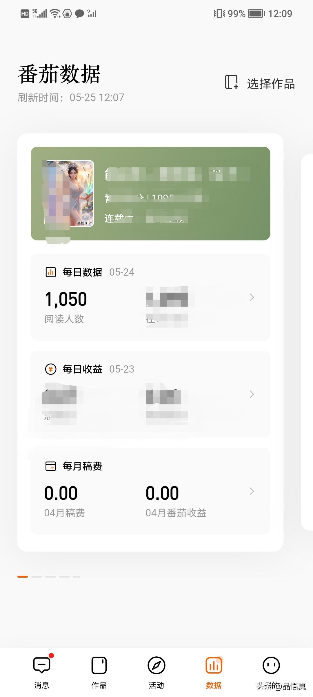 感觉这本新小说要起飞了！验证第2天竟然有1000多人点进来看！写了几本，第2天验