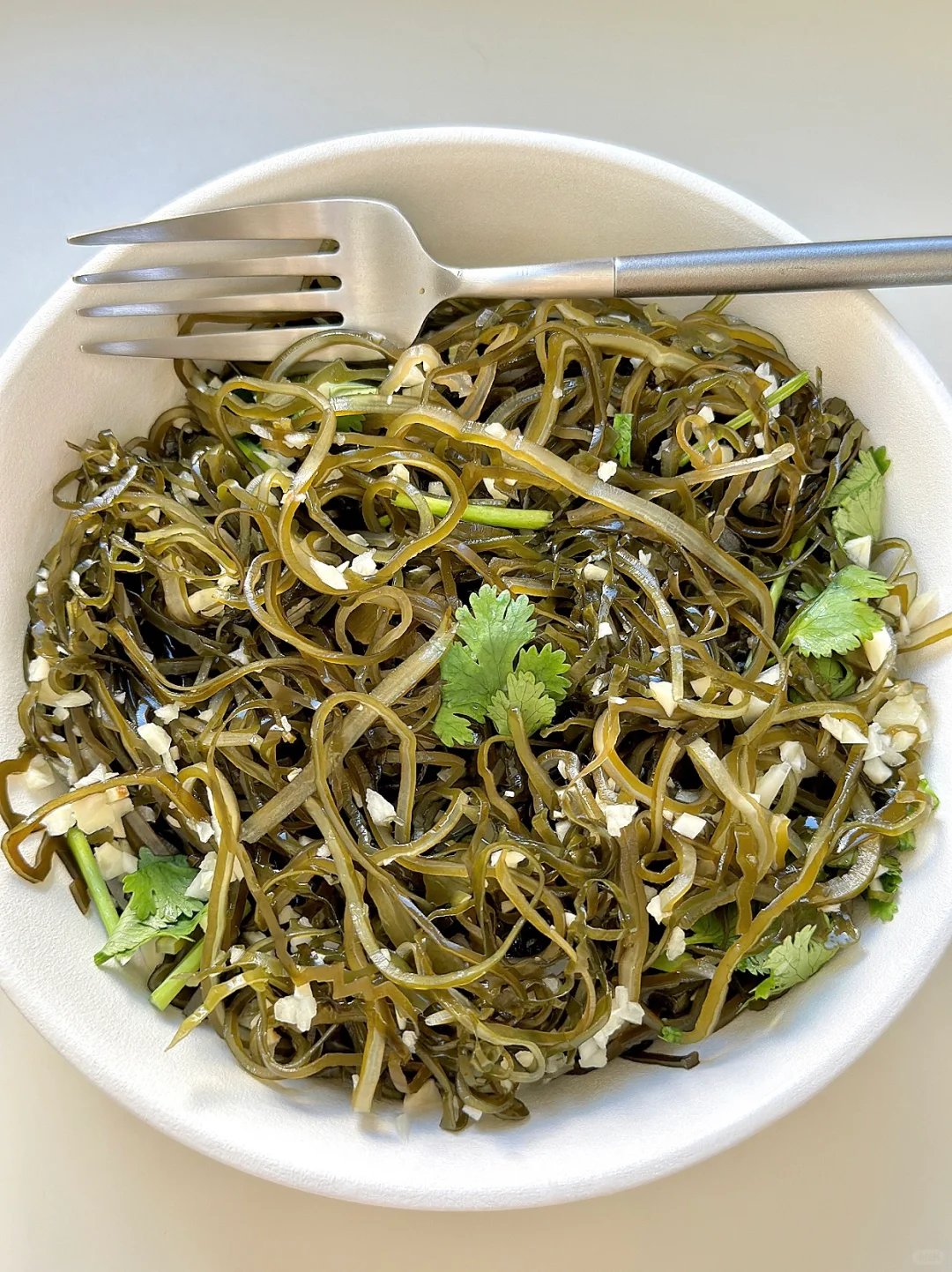 100kcal自律餐🥣｜蒜泥海带泰低卡了吧👍👍👍