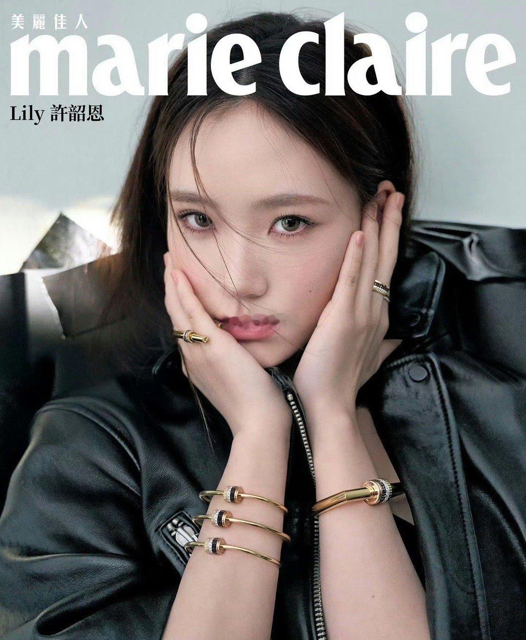 《美丽佳人》5月封面人物小S女儿Lily许邵恩，气场十足，时尚表现力很nice 