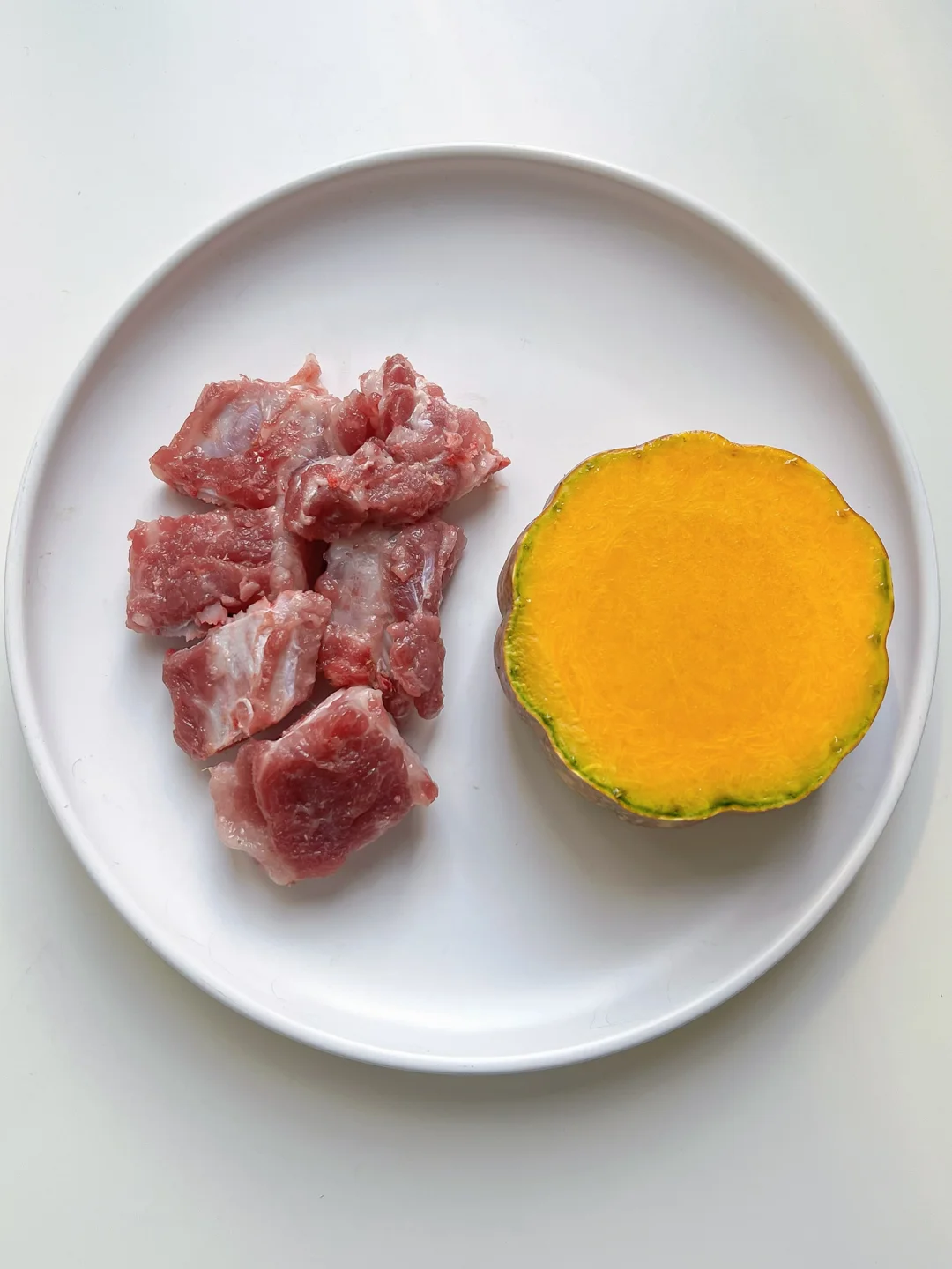 12M+宝宝 南瓜蒸排骨🥣鲜嫩香嫩滑巨好吃