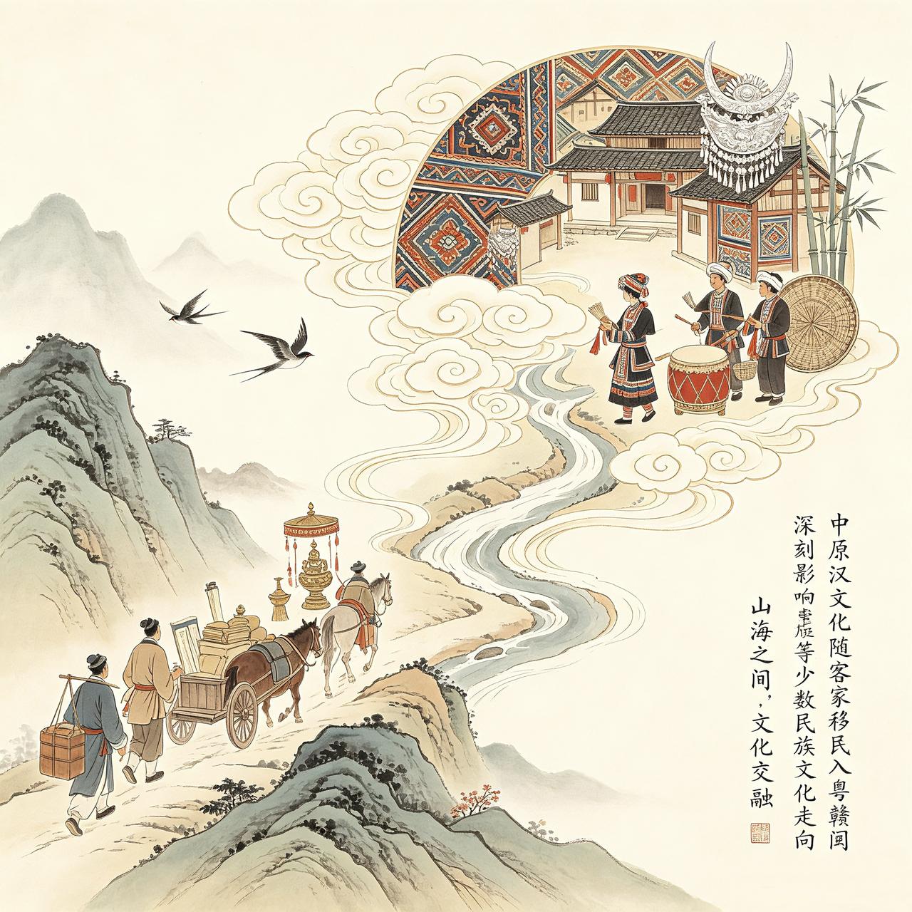一般来说，传统的客家人，以“中原衣冠士族”身份而自居，其实是一个相对封闭且又保守