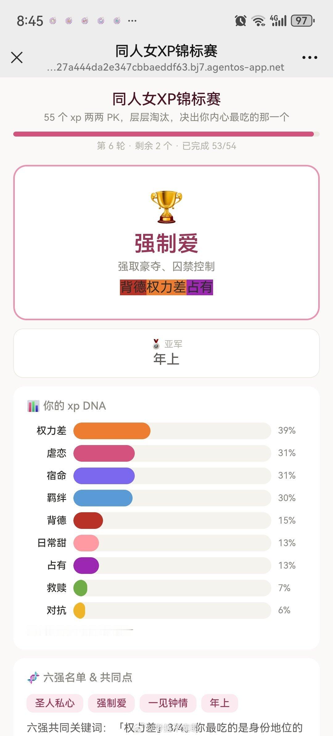 【同人女xp锦标赛】我滴妈耶果然是年上+强制爱说起来，要不是没有sp我就选sp了