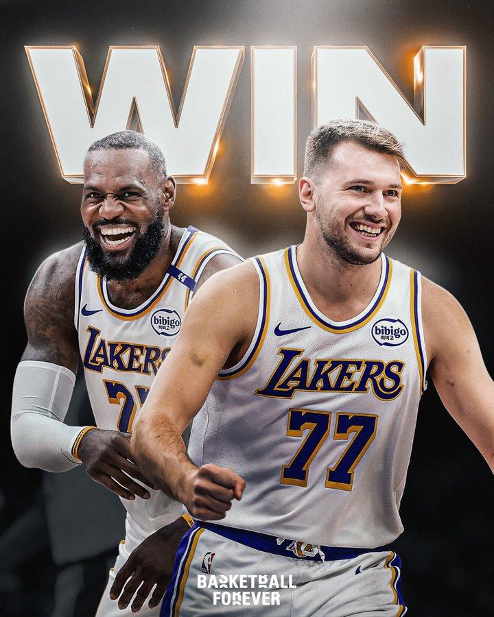 湖人 116-114 险胜太阳！詹皇 26 + 关键罚球定胜局，东契奇 29 分