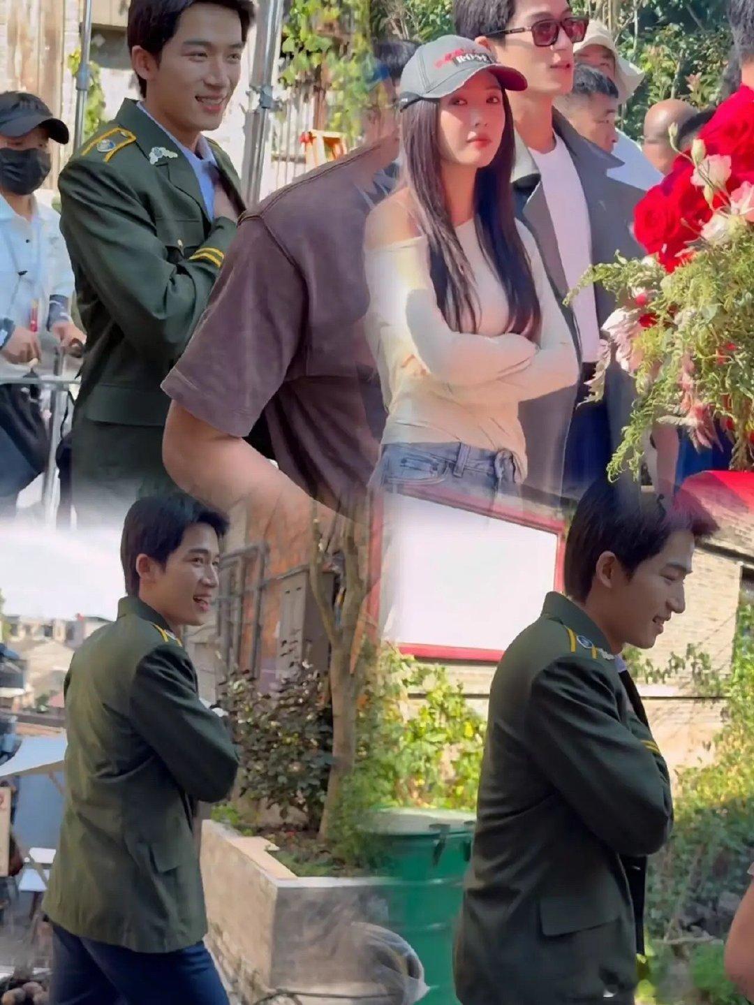 王星越新剧搭档蔡文姬！王星越又进组了，在新剧《暴虎冯河》中饰演冯sir，看到他穿
