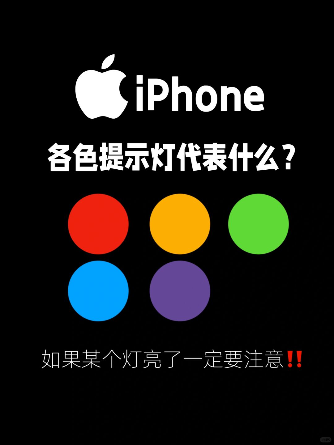 iPhone6⃣️种指示灯的隐藏㊙️你一定要知道!