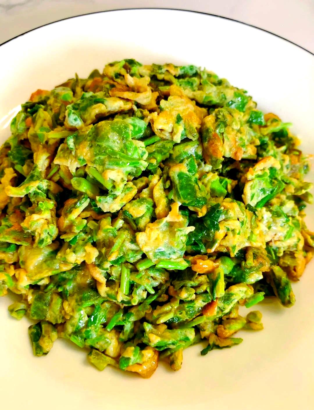 打卡安徽春季美食！
香椿炒鸡蛋
芦苇笋炒肉
清炒野豌豆苗
金丝绞瓜