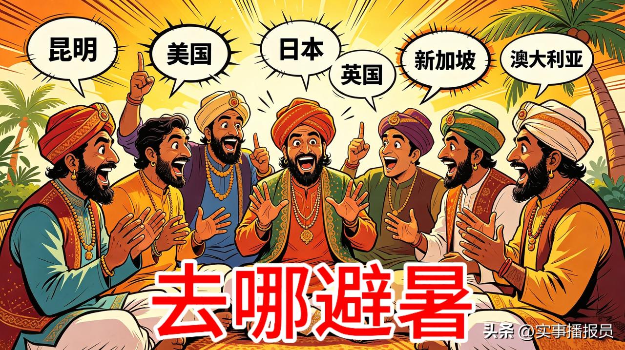 【去昆明避暑！印度网民，你们想啥呢】
印度四五十度，受不了啦！
于是，他们盯上了