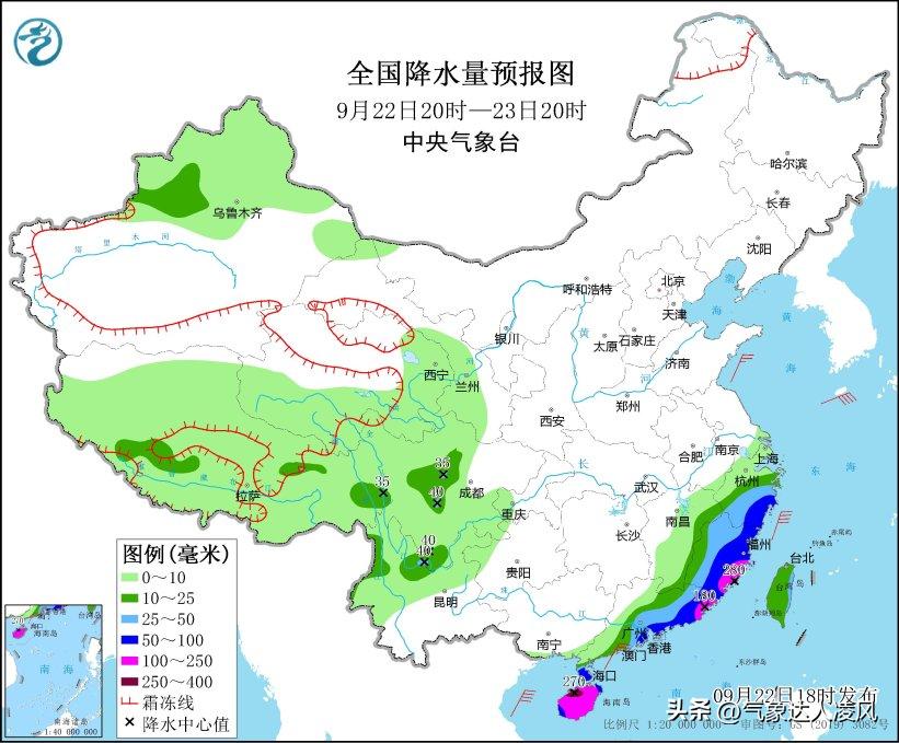今晚东南沿海的强降雨将达到最强阶段，海南大部、广东东部沿海、福建中东部、浙江东南