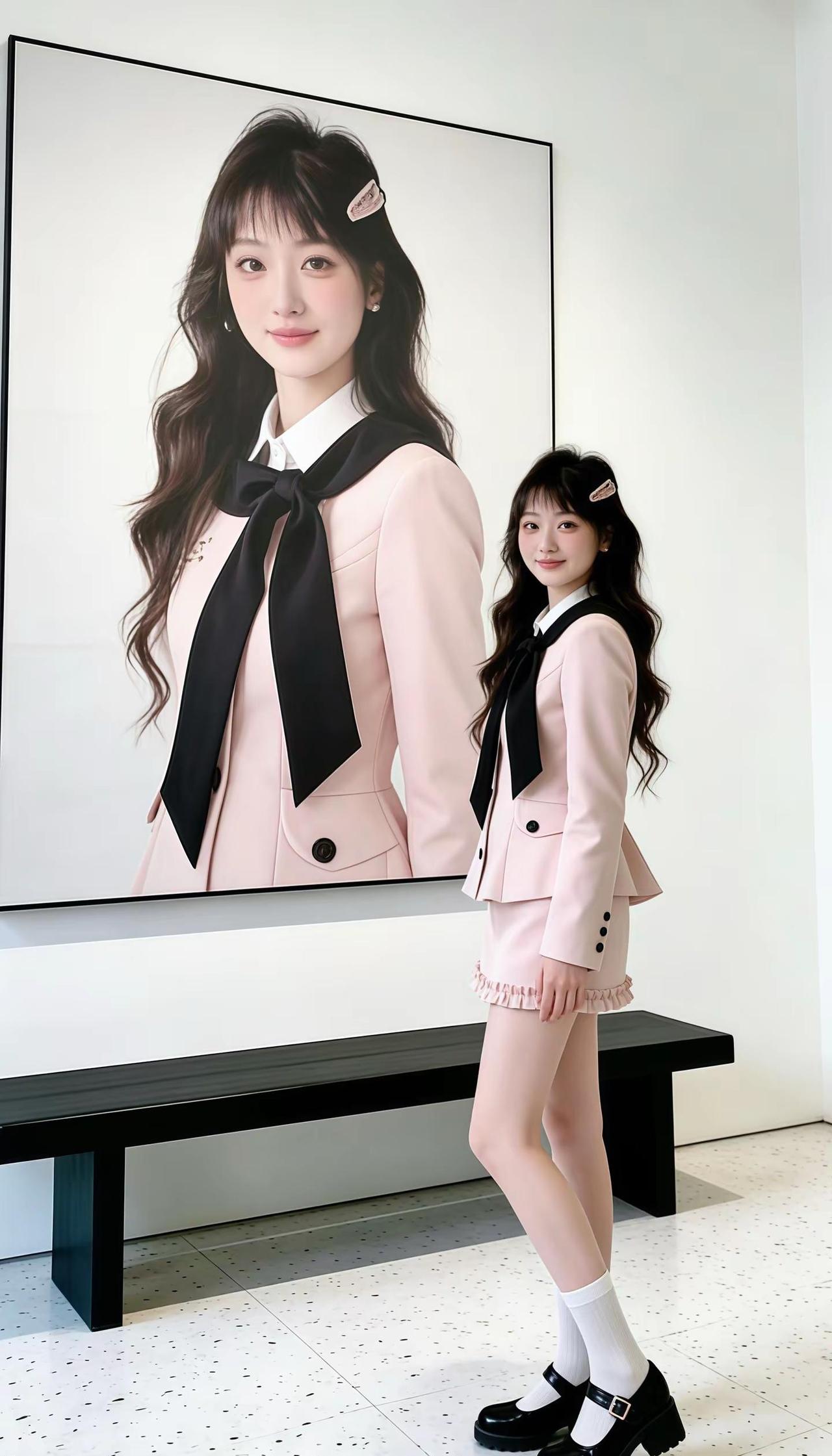 气质女装灵感 赵今麦少女感穿搭盘点 气质时尚风衣 小香风穿搭 粉粉的少女心