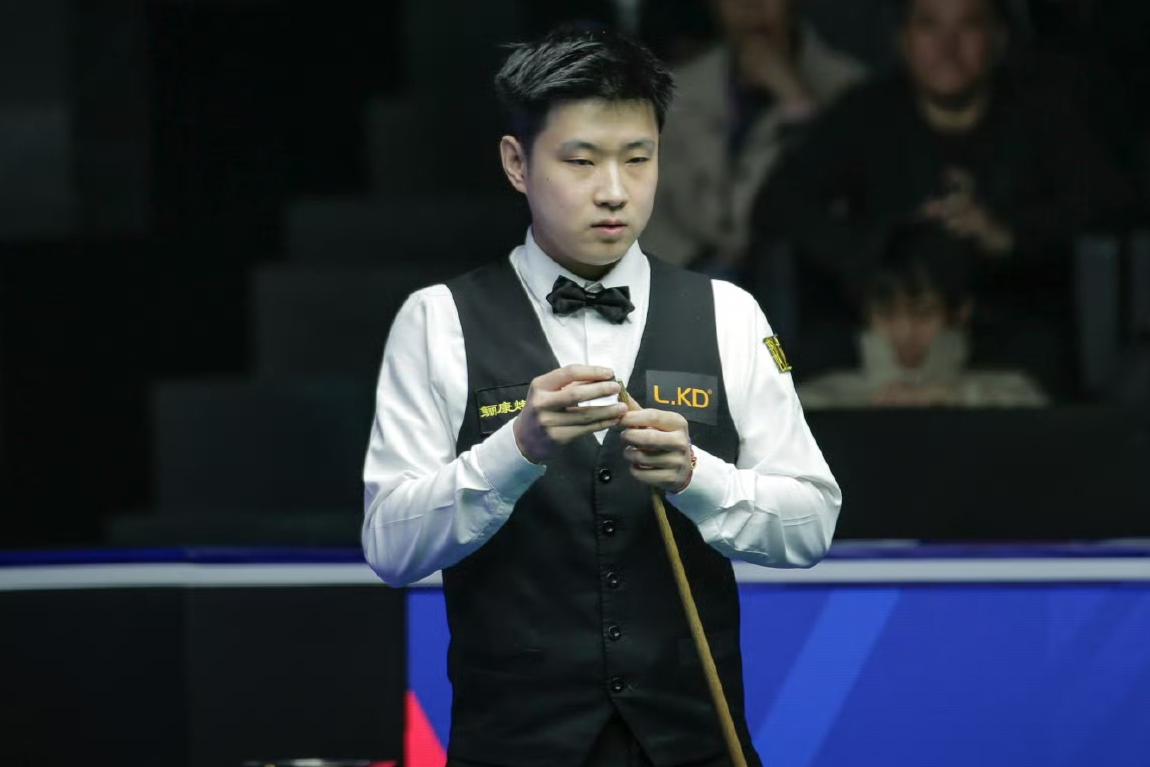 斯诺克世界公开赛一夜八强全部出炉！
张安达4-5憾负，赵心童2-5被淘汰！

奥