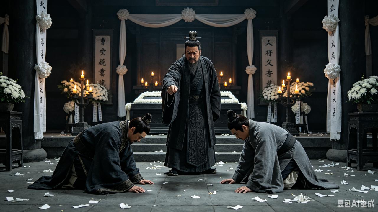 208年，曹操在儿子曹冲的葬礼上大哭，曹丕等儿子劝他保重身体。曹操听罢大骂：“曹