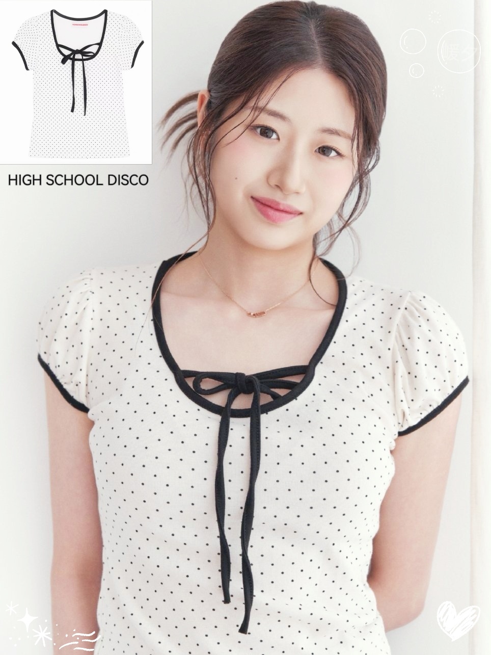 leehaein李海仁 写真同款短袖🎀来自HIGH SCHOOL DISCO，