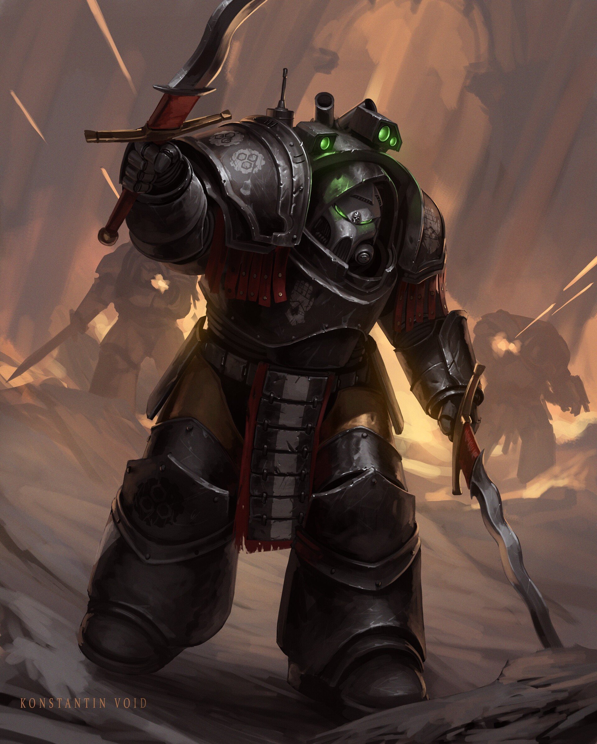 战锤40k 钢铁之手戈尔贡终结者（Gorgon Terminators）by k