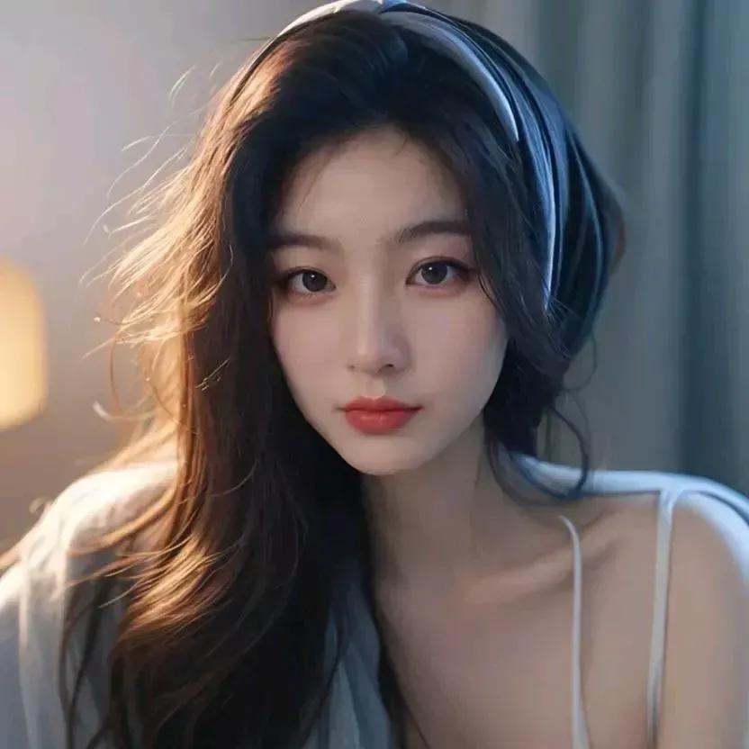 温柔甜美的少女，暖光下散发着柔和的魅力。少女感笑容 少女感微笑女孩 自然清新美少