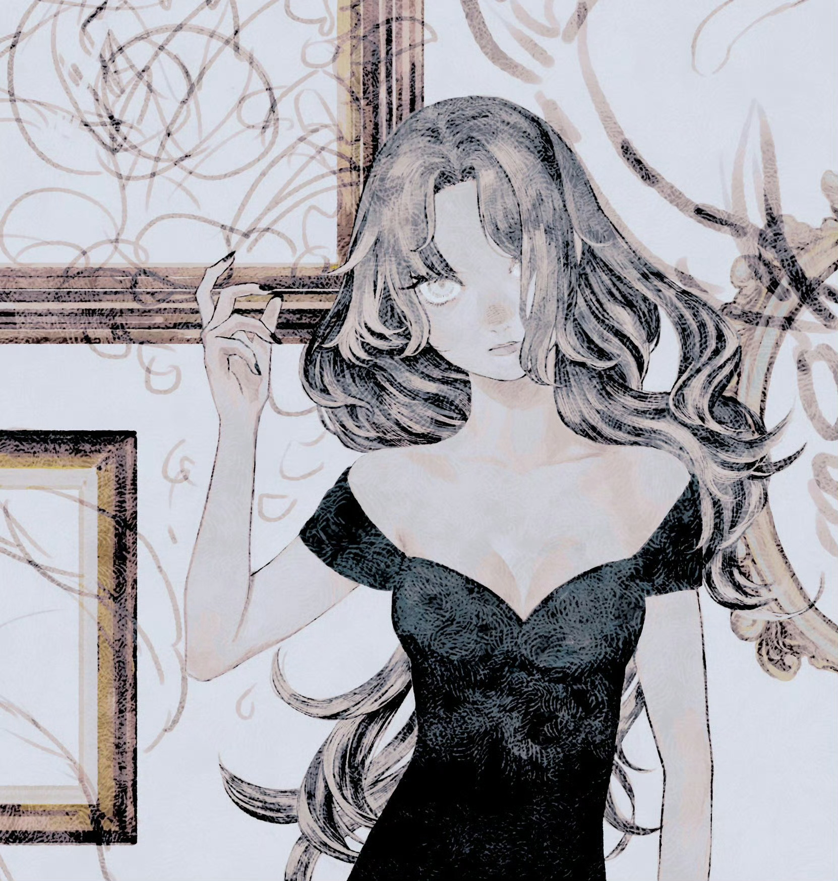 插画分享/山月まり 