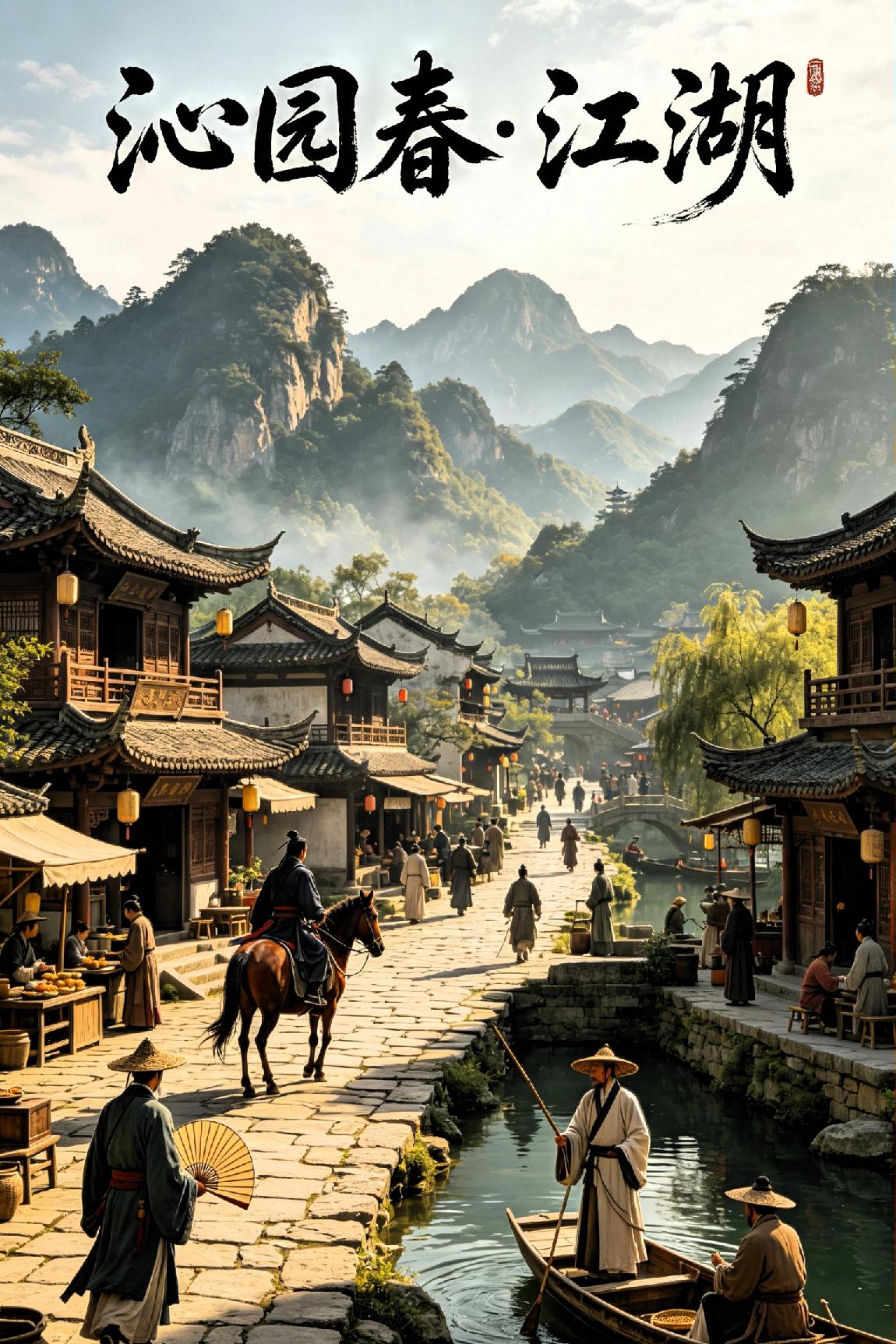 千古江湖入梦来，一首七律写尽侠骨柔情
 
谁心底，都藏着一个江湖梦。
 
总想携