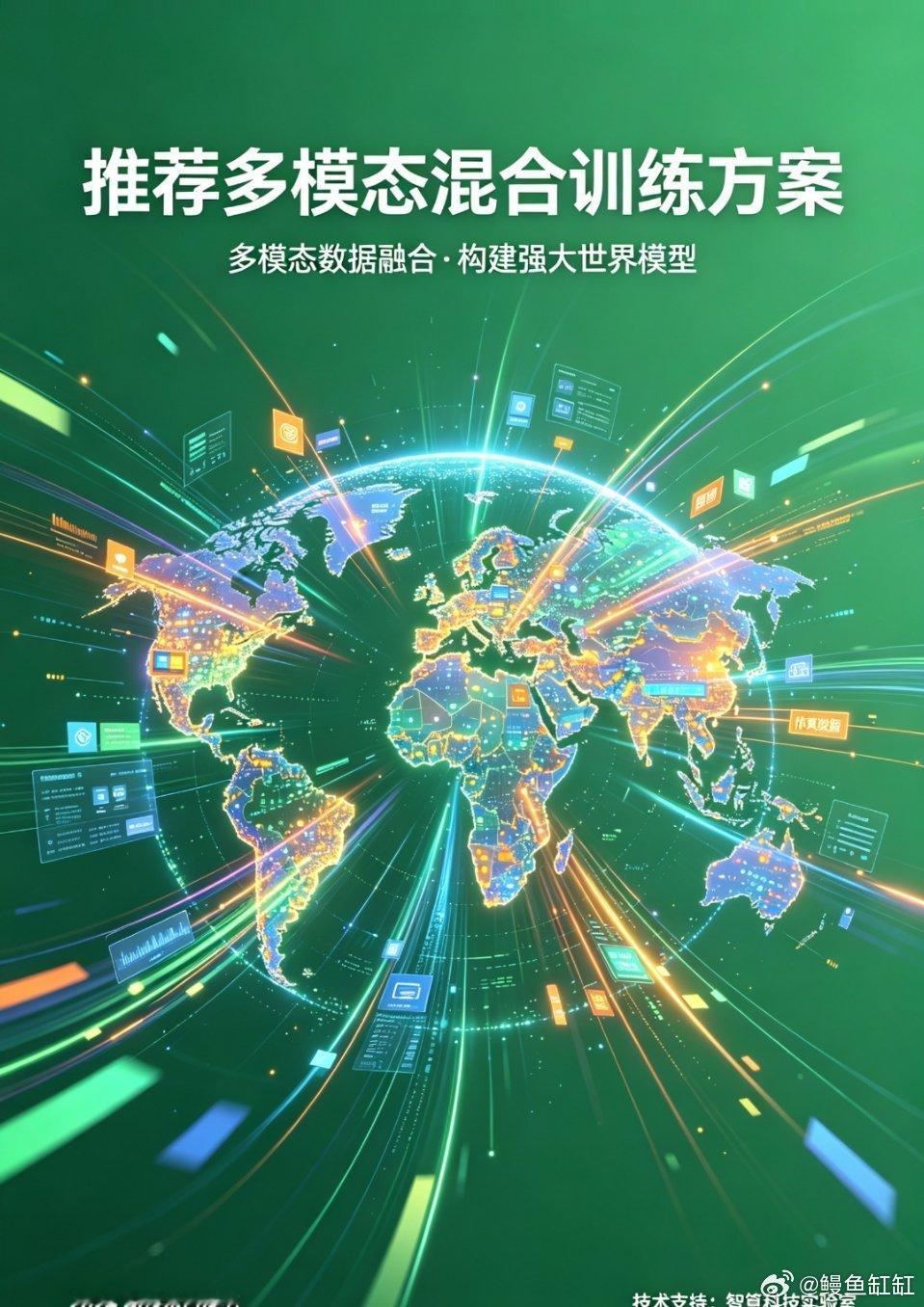  学界提出文本模态语义基础相比像素、体素数据更干净，推荐采用多模态混合训练方案，