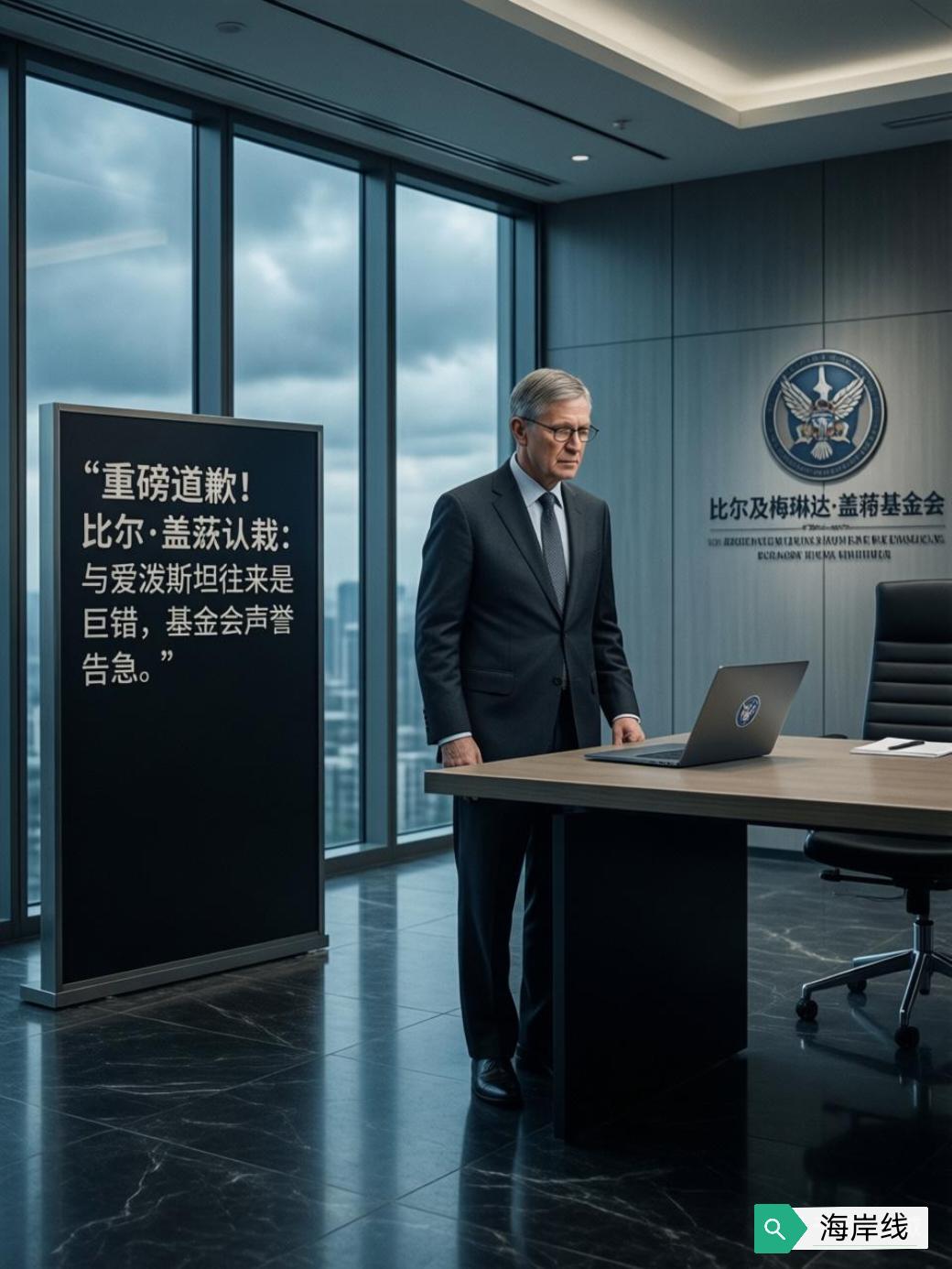 微软创始人这回是真的低了头。

比尔·盖茨在基金会的一场内部员工会上，公开承认自