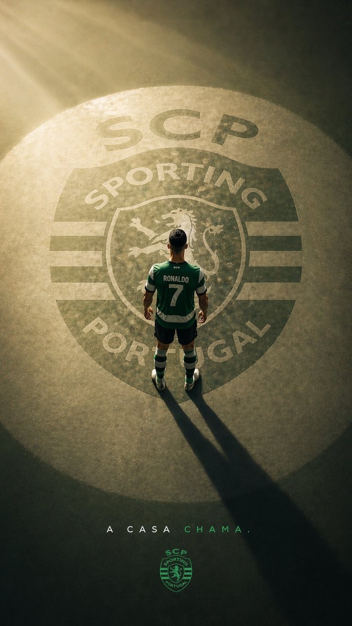 C罗c罗 葡萄牙体育球迷做的图，希望罗回家 