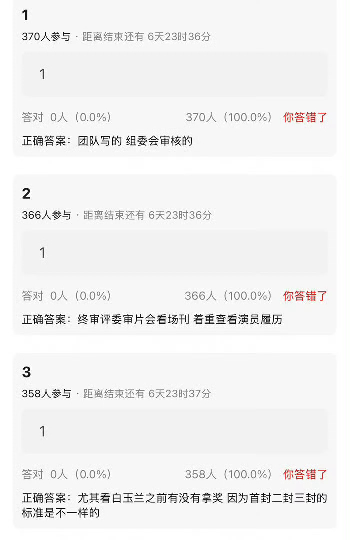 曝白玉兰场刊是各家团队自己撰写的白玉兰场刊是演员团队写组委会审核曝白玉兰场刊是各